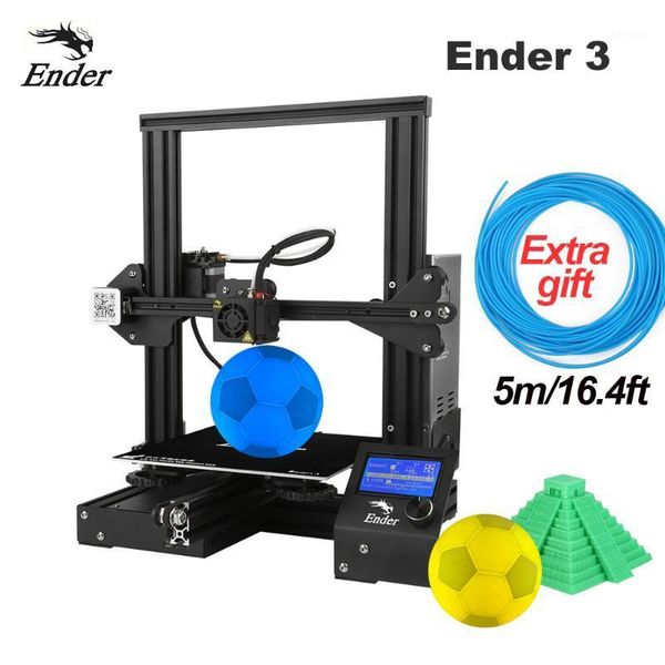 

creality 3d printer ender 3/ender-3 diy kit large size i3 3d ptinter resume power failure printing meanwell power1