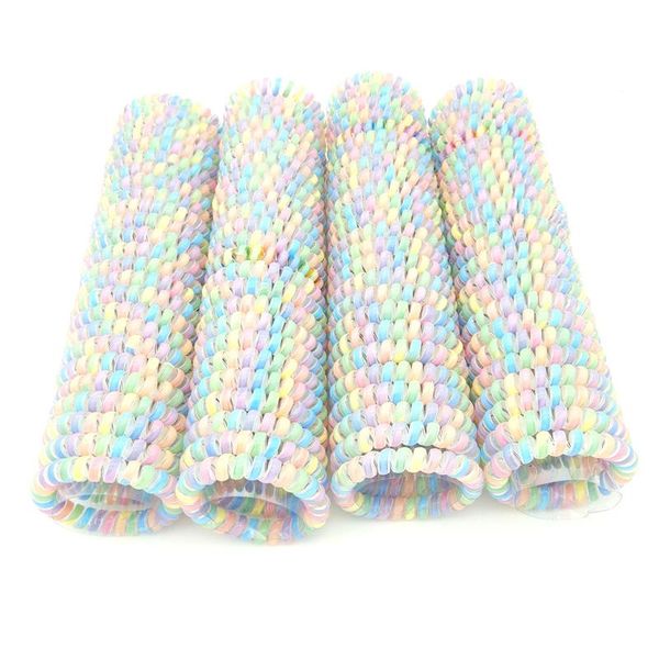 

популярные scrunchies телефонный провод gum для дам эластичная лента для волос веревка цветное большой размер 5 см резинка для волос sqcnms, Silver