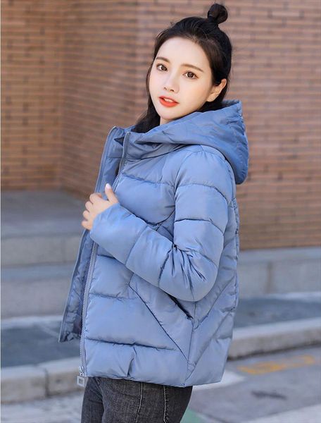 

2020 low price classic women winter coat cotton jacket outwear soft water proof woman winter cotton coat with hood, Black
