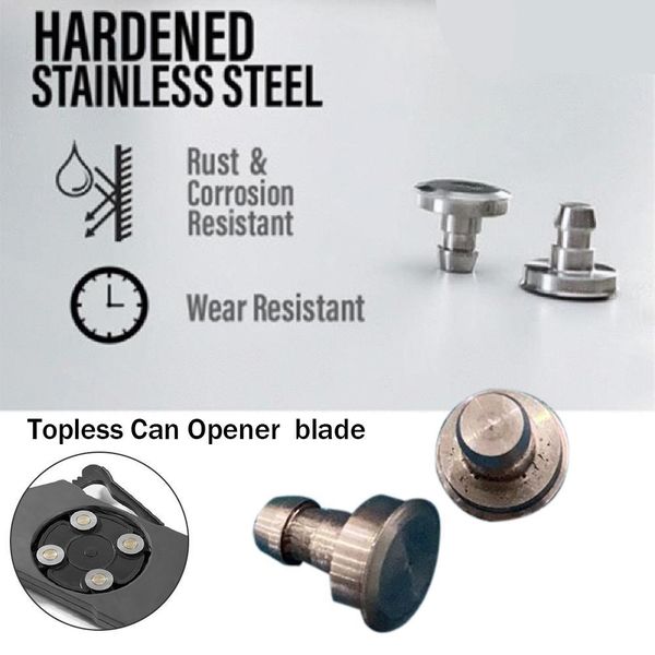 

go topless качели консервный нож винт форма клинка многофункциональный безопасный effortless замена topless консервный нож винт лезвия sqcxh, Silver