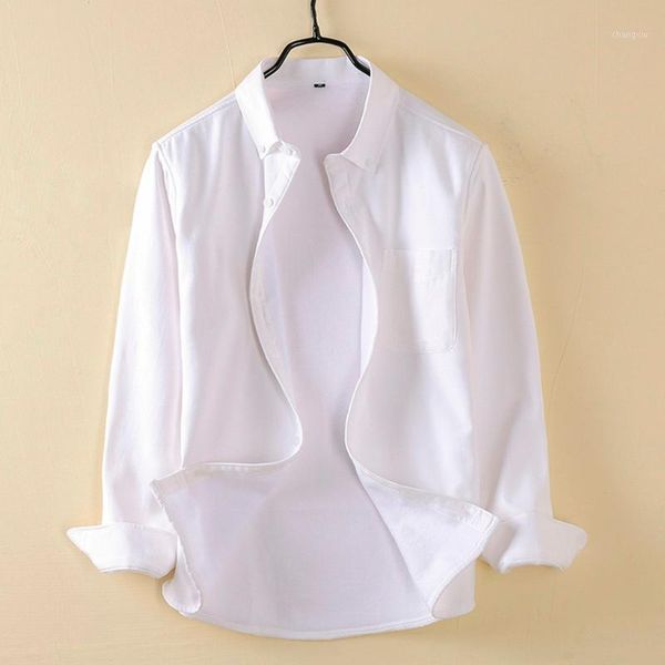 

men's thickened solid color long sleeve shirt fashionable warm shirt blouse #xsw1, White;black