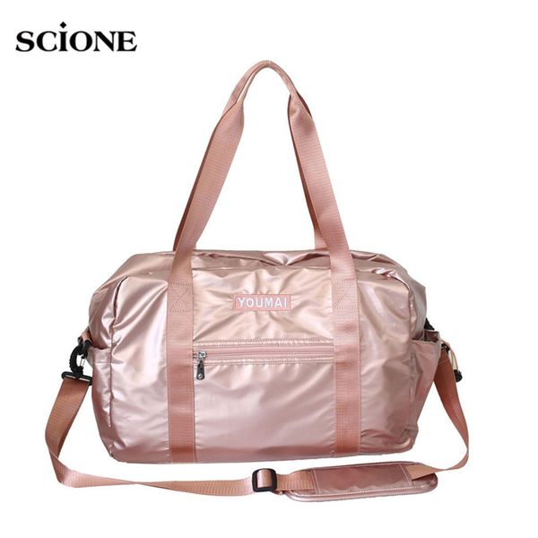 

43x22x27cm fitness sport shoulder bag women men training yoga bags large outdoor travel crossbody handbag gym bag x120a 270