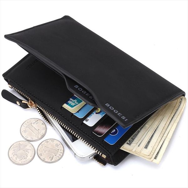 

2020 new design men wallets coin purse wallets for men with checkbook holder soft card classic mens wallet money bag purses, Red;black
