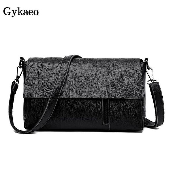 

gykaeo winter luxury handbags women bags designer small flap genuine leather bags mother cowhide evening day clutch shoulder bag