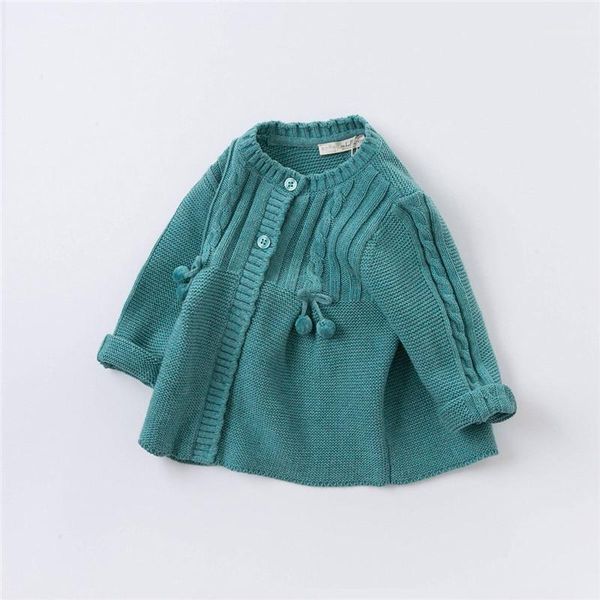 

baby girls cardigan knitwear knitted child sweater jacket winter toddler kids jersey new year's christmas children clothing1, Blue