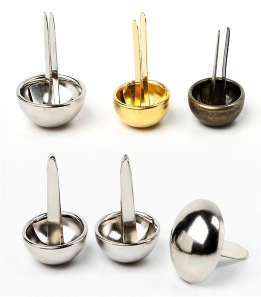

100шт silver tone купольная металлических декоративных шипы заклепка шпилька для моды кожи ремесла шпильки пятна 17x10mm5 8x3-3 цвета jlluce