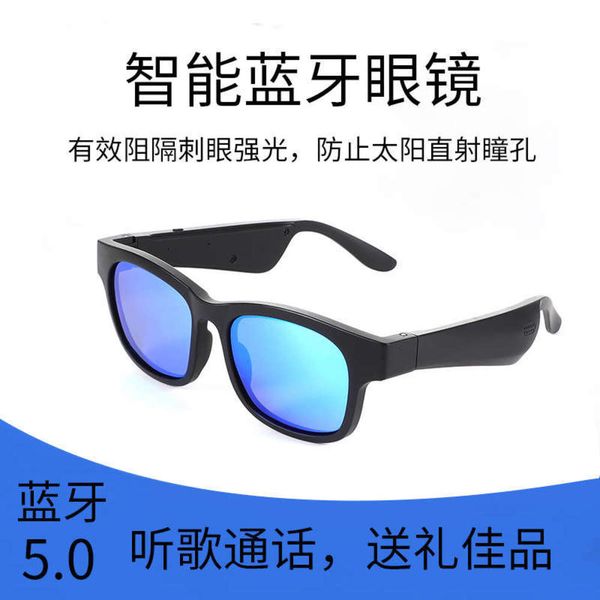 

sunglasses intelligent bluetooth directional glasses audio wireless bluetooth call function music glasses, White;black