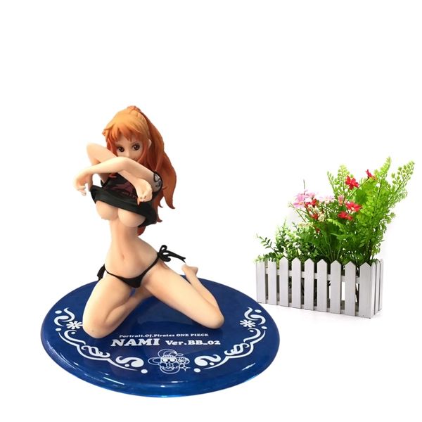 

anime one piece pop nami bb ver. pvc action figure swimsuit collectible model christmas gift toy y200421