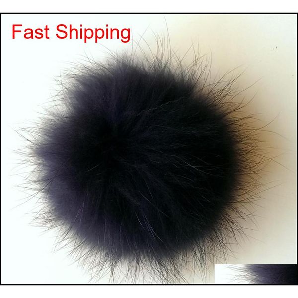 

fashion decorations 15cm raccoon fur ball, raccoon pom pom ball, 50pcs/set, dh qylage bdehome, Silver