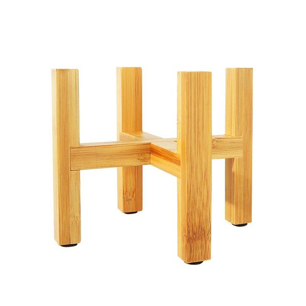 

durable wood planter pot trays flower pot rack strong standing bonsai holder home garden indoor display plant sta wmtkvm