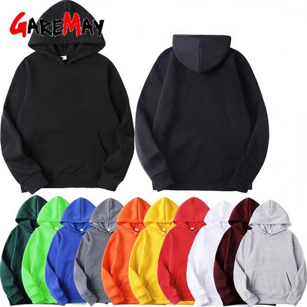

garemay hip hop hoodies women clothes 2020 full standard regular o-neck casual cotton hoodies winter clothes women, Black