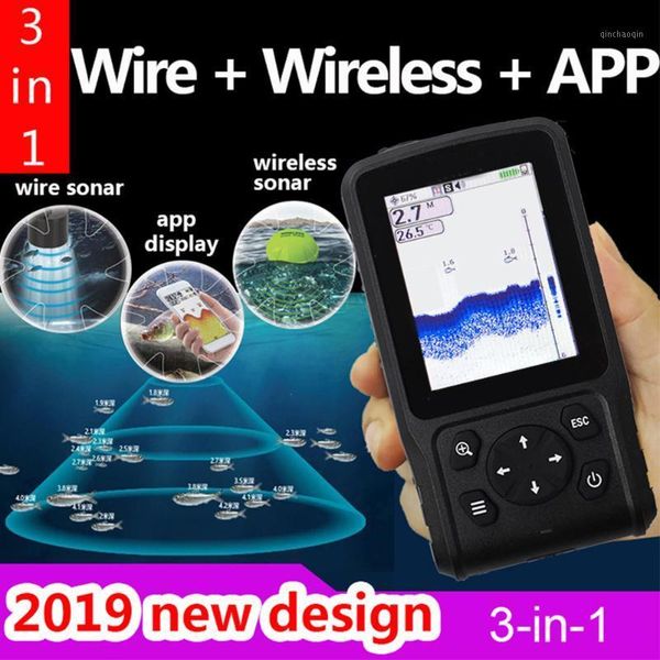 

lightweight outdoor accessories rechargeable reusable visible underwater hd sports fishfinder cable electric handheld1