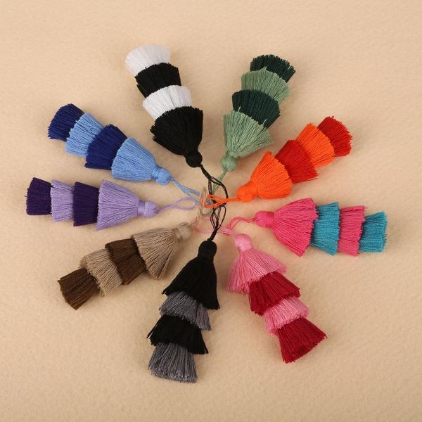 

1pc 4 layers design cotton tassel pendant silk tassel for home wedding decoration diy sewing curtain accessories h jllewi