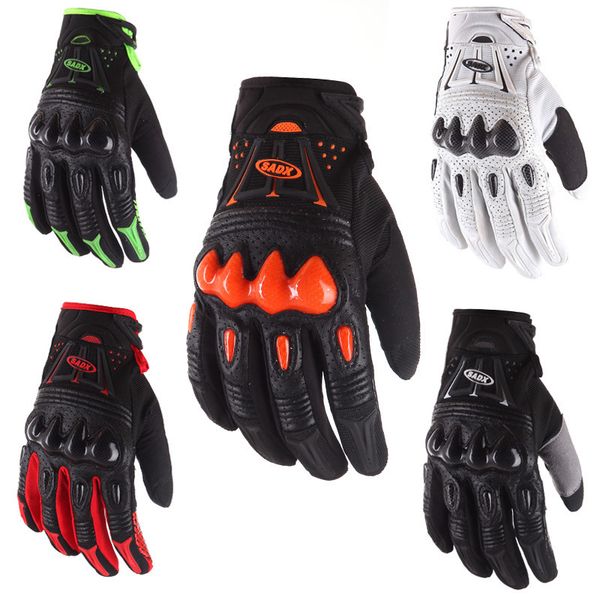 

motorcycle full finger racing outdoor sports protection electric bicycle riding cross dirt bike gloves motocross, Blue;gray