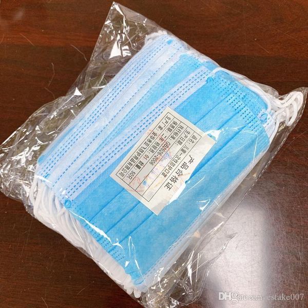 

child face layers germicidal 3 household dustproof disposable facial protective cover masks set anti-dust maskkpz1