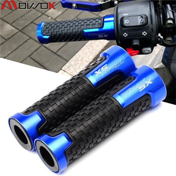 

7/8 "22мм принадлежности для мотоциклов handlebar захваты для tmax 530 t max 530 sx / dx 2014-2020 2020 2020 мото ручки ручки