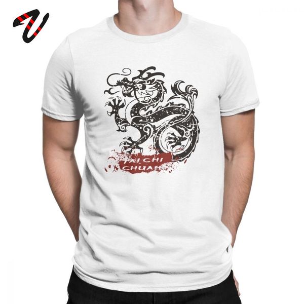 

мужчины tai chi chuan tshirt китайский дракон с коротким рукавом последние дизайн-одежда лучший подарок идея спорта толстовка с капюшоном то