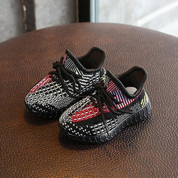 

2020 new autumn kids shoes toddler girls boys sneakers mesh breathable fashion casual children shoes size 21 30 wmtdcf xhlove, Black