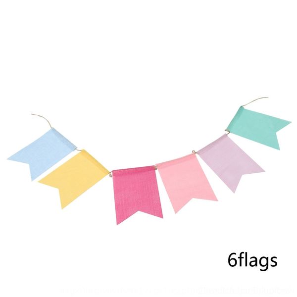 

dvu9f national dovetail party european style colorful linen wedding decoration flag flag colored triangle imitation linen colored decorative