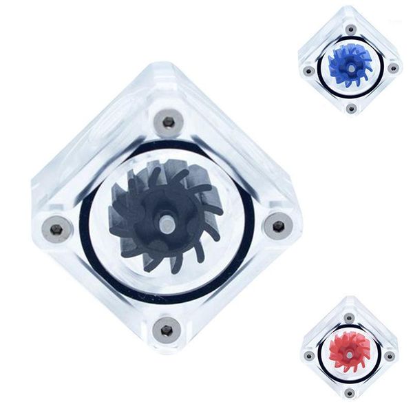 

fans & coolings acrylic computer water cooling transparent flow g1/4x3 thread 3-ways observing meter system1