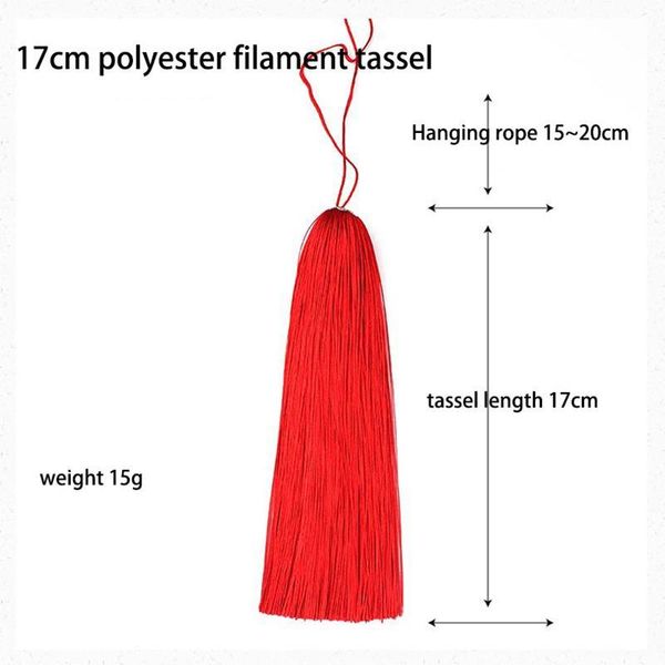 

2pcs pack 17cm silk tassel fringe brush curtains diy crafts gift tassel finding pendants jewelry making sew curtain accessories h bbygof