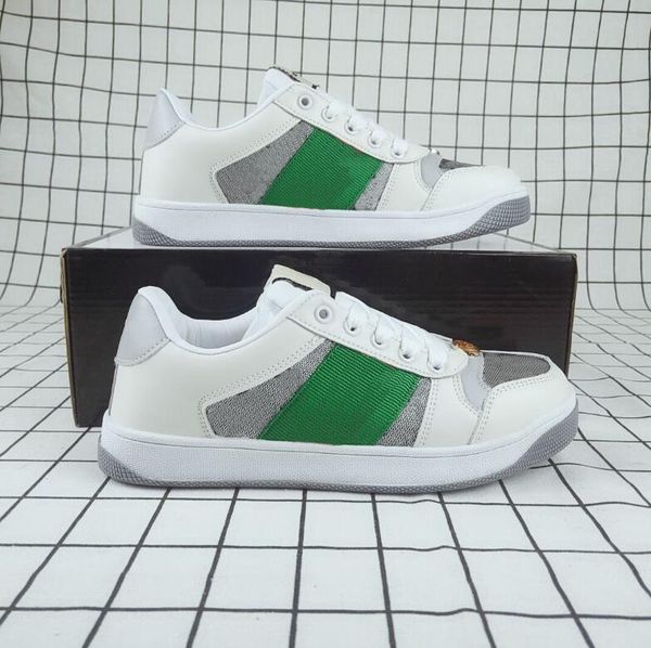 

designers g mens shoes screener sneakers fashion luxurious men women low cut casual outdoor g walking shoe loafers 36-44, Black