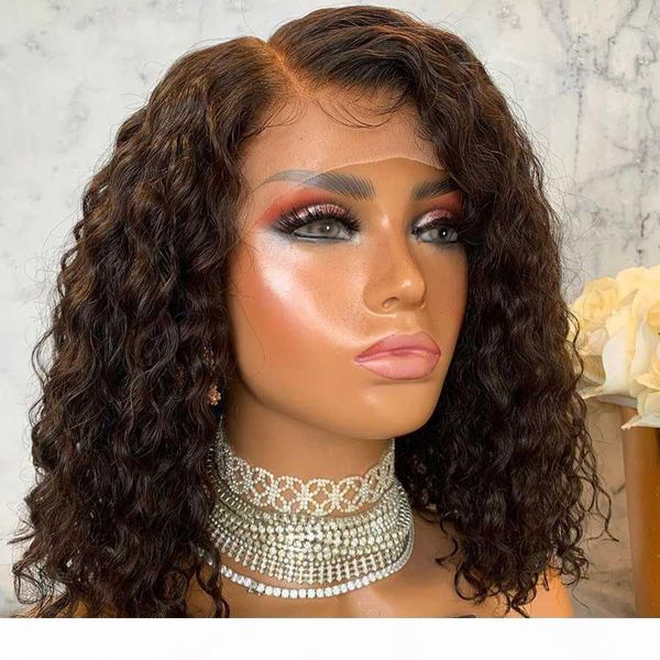 

blonde 13x4 lace front human hair wigs with baby hair remy wavy bleach knots 360 frontal blonde curly full lace wigs, Black;brown