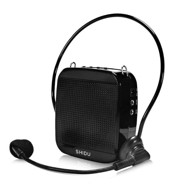 

shidu portable wired loudspeaker 15w voice megaphone with wired microphone loudspeaker speaker