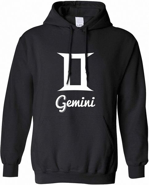 

men's hoodies gemini zodiac star sign birthday i7ea#, Black