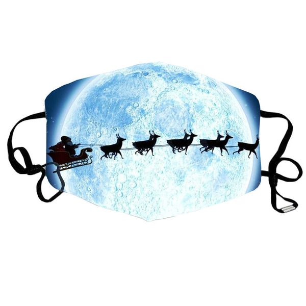 

new christmas print cover newbreathable multi-purpose reuse rescue mouth fashion designer face mask multiple proteccion #m 3
