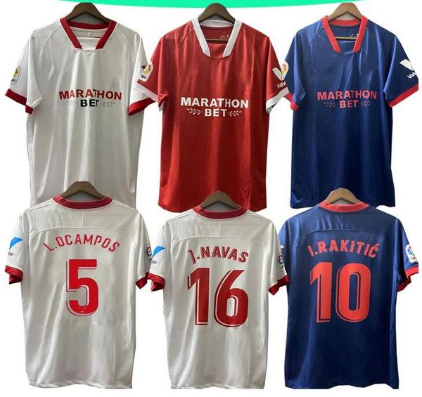 

2020 2021 .ocampos j.navas i.rakitic j.kounde el haddadi soccer jersey 20 21 men+kids kits football shirt, Black;yellow