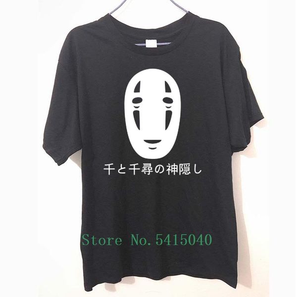 

japanese style spirited away letters tees print short sleeve faceless harajuku summer fashion sport hooded sweatshirt hoodie t shirt