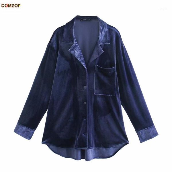 

new arrival women velvet shirt long sleeve turn down collar 2021 spring velour blusas solid lady casual clothes korean1, White