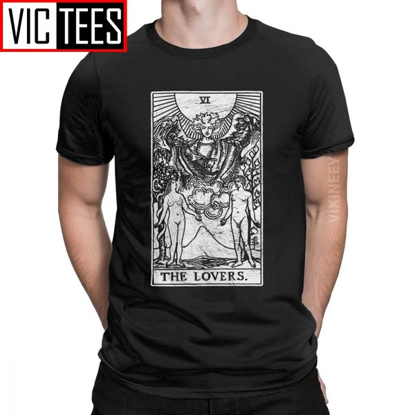 

любители таро карты старших арканов предсказание судьбы оккультных мужская футболка сумасшедший t-shirt хлопок печати спорта толстовка с кап