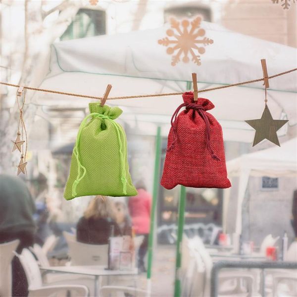 

24pcs set goody bags adorable portable christmas drawstring bags candy pouch goody bags for gift goody candy bbyamq lg2010