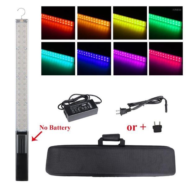 

pgraphy dimmable handheld ice stick led video light built-in battery 3200k to 5500k rgb colorful controlled by phone app1