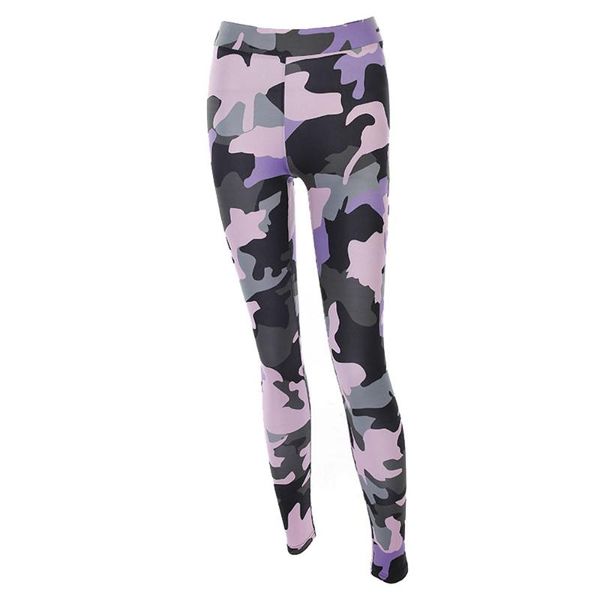 

yoga outfits women pants high waist breathable camoufage sports workout fitness exercise athletic pants#40, White;red