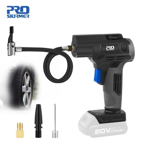 

air pump 20v wireless 150psi electric car air compressor digital screen tire inflator handled compressor bare tool pr bbyidq