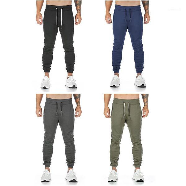 

men's pants arrival mens running sweatpants slim with pockets casual for fitness sports training dsa1, Black