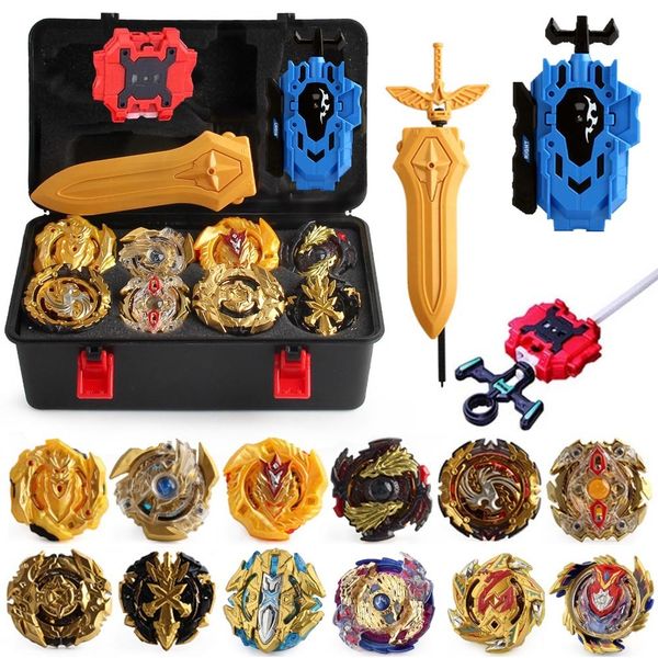

new beyblade burst gt bey blade toy metal funsion bayblades set storage box with launcher plastic box toys for children 88790 y200703