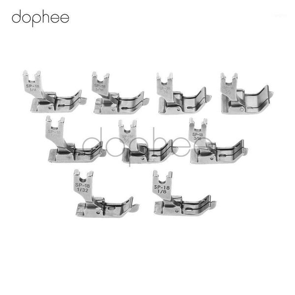 

dophee 1pcs practical sp18 presser foot flatcar unilateral steel-sided zipper foot industrial sewing machine accessories1, Black