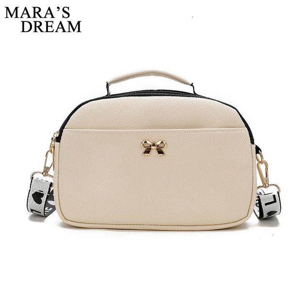

mara's dream 2020 fashion bags pu leather women tote bag big bow sweet bow chain female shoulder bags