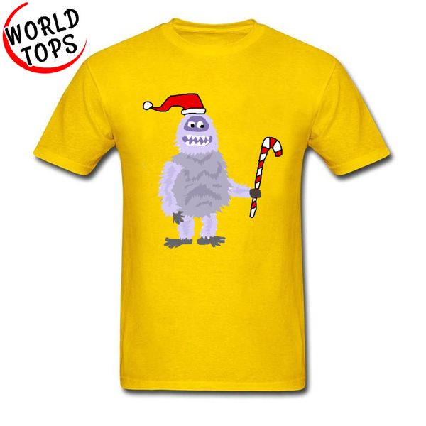 

funny picture santa abominable snowman with candy cane student tees happy new year gift sport hooded sweatshirt hoodie men t shirt