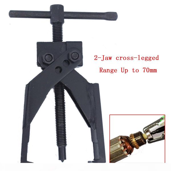 

2 jaws cross-legged chrome steel gear bearing puller extractor tool up to 70mm