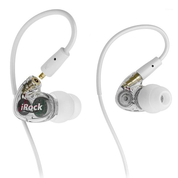 

irock a8 dual driver sport with mic detachable cable dj studio headphones dynamic crystal monitor headset1