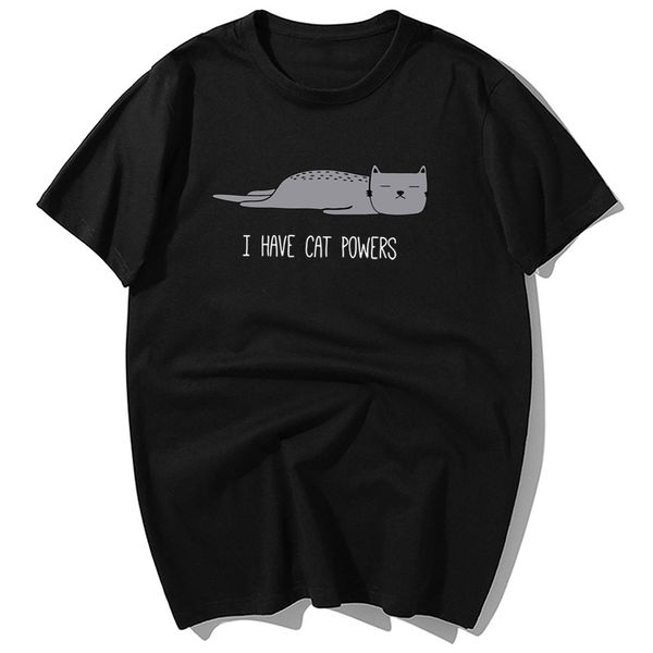 

sport funny i have cat powers graphics print t-shirts men summer casual hip hop 100% cotton short sleeve t shirt harajuku streetwear