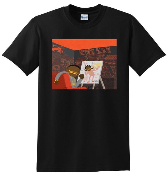 

new kodak black t shirt painting pictures small medium large or xl sport hooded sweatshirt hoodie