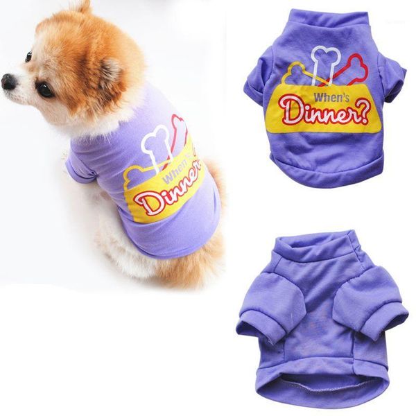 

pet dog cotton short sleeve summer clothes vest t-shirt comfortable breathable1