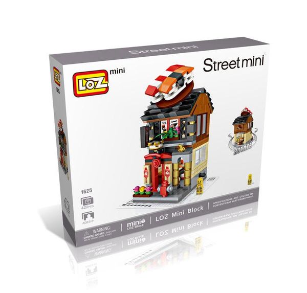 

loz blocks cute mini street store children educational toy small shop brinquedos model building bricks girl gifts 1621 1628 sqczps pingtoy