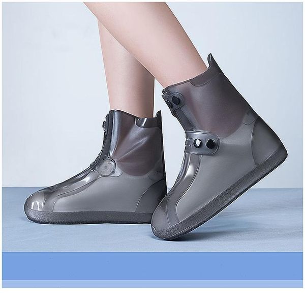 

high women's rain boot reusable washable padded non-slip wear-resistant rainproof waterproof shoe cove jllrtl